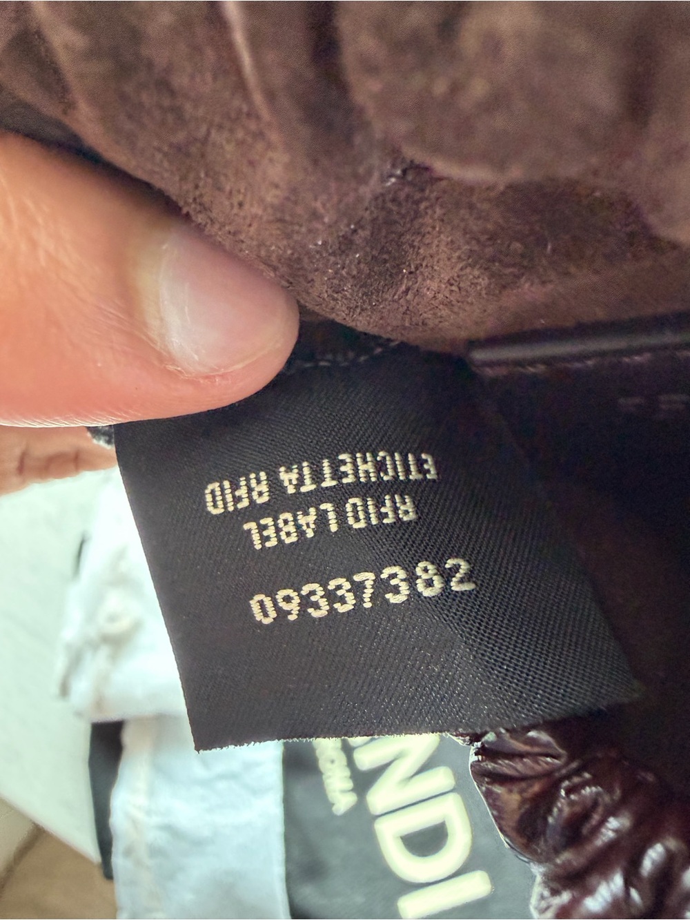 Fendi Nano Mama Baguette in Eelskin - Picture 5 of 5